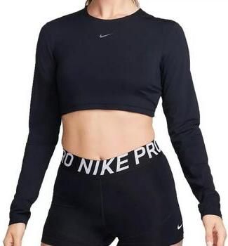 Nike pro crop sporttop zwart dames - Foto 2