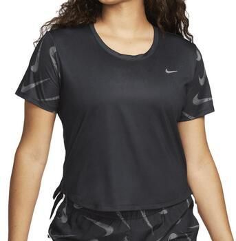 Nike Runningshirt SWOOSH DRI-FIT WOMEN'S PRINTED SHORT-SLEEVE CROP TOP