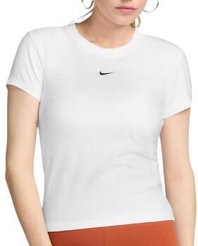 Nike T-shirt voor dames Sportswear Chill Knit White- Dames White