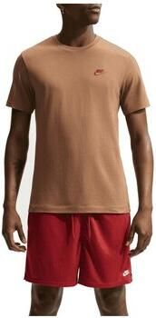 Nike T-shirt Korte Mouw AR4997270ALEBROWN
