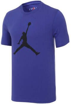 Jordan Jumpman Crew T-shirt Licht Concord Zwart Blue Heren - Foto 2