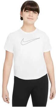 Nike One Dri-FIT trainingstop met korte mouwen voor Wit - Foto 2
