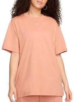 Nike T-shirt voor dames Sportswear Essential Apricot Agate- Dames Apricot Agate