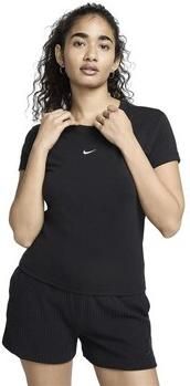 Nike T-shirt voor dames Sportswear Chill Knit Black- Dames Black