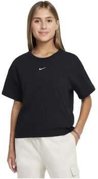 Nike Essential T-shirt voor meisjes Zwart - Foto 5