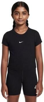 Nike Girls' Sportswear Crop T-Shirt Junior Zwart
