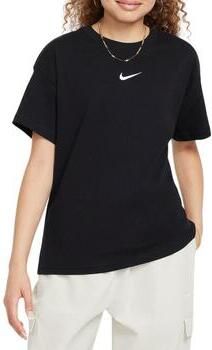 Nike Essential T-shirt voor meisjes Zwart - Foto 5