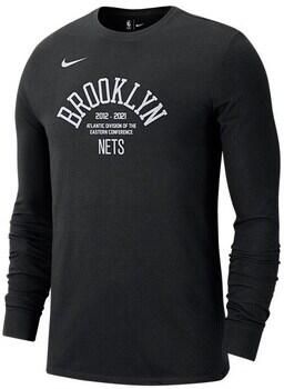 Nike T-shirt Korte Mouw Nba Brooklyn Nets Courtside