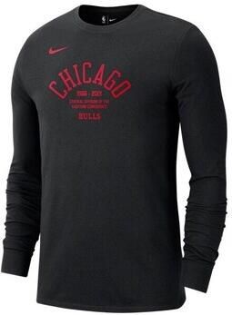 Nike T-shirt Korte Mouw Nba Chicago Bulls Courtside