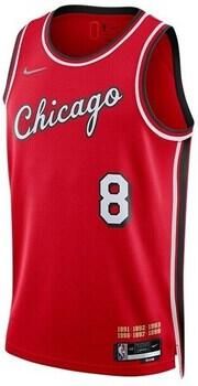 Nike T-shirt Korte Mouw Nba Chicago Bulls Zach Lavine City Edition 2021