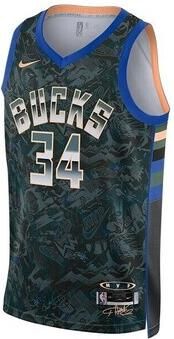 Nike T-shirt Korte Mouw Nba Giannis Antetokounmpo Select