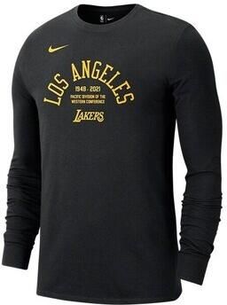 Nike T-shirt Korte Mouw Nba Los Angeles Lakers Courtside