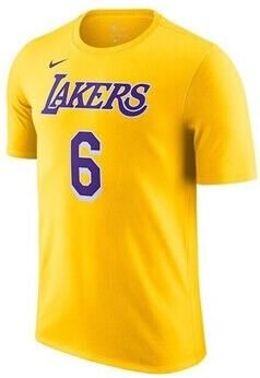 Nike T-shirt Korte Mouw Nba Los Angeles Lakers Lebron James