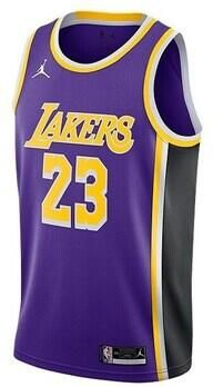 Nike T-shirt Korte Mouw Nba Los Angeles Lakers Statement Edition Lebron James