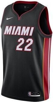 Nike T-shirt Korte Mouw Nba Miami Heat Jimmy Butler Icon Edition