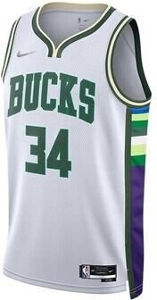 Nike T-shirt Korte Mouw Nba Milwaukee Bucks Giannis Antetokounmpo