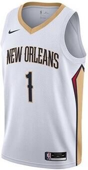 Nike T-shirt Korte Mouw Nba New Orleans Pelicans Zion Williamson Association Edition