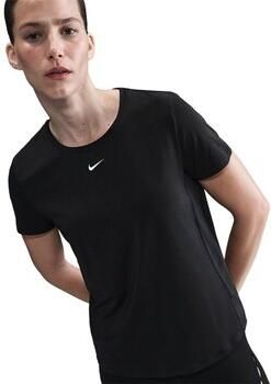Nike Dri-FIT One Damestop met standaardpasvorm en korte mouwen Black- Dames Black - Foto 7