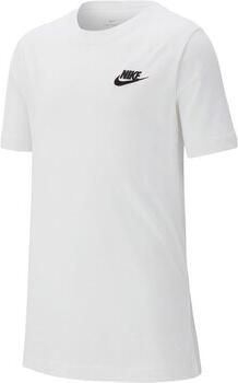 Nike Sportswear T-shirt T-shirts Kleding white black maat: 147 beschikbare maaten:XS S 137 147 170