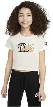 Nike T-shirt Korte Mouw Sun Swoosh Crop