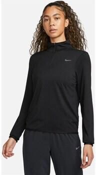 Nike Hardlooptop met korte rits en Uv-bescherming voor dames Swift Black- Dames Black