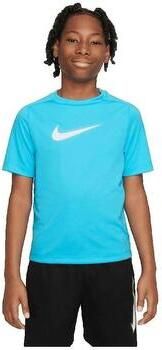 Nike T-shirt Korte Mouw T-shirt Dri-FIT Multi+ bleu clair