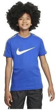 Nike T-shirt Korte Mouw T-shirt Repeat Bleu