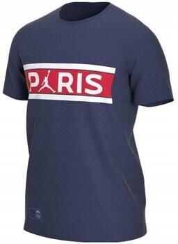 Nike T-shirt Korte Mouw X Paris Saintgermain Psg Wordmark