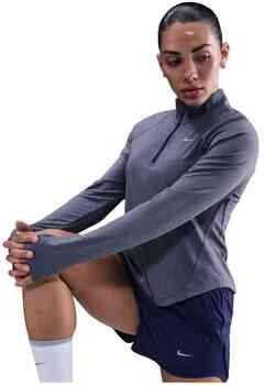 Nike Tempo Dri-FIT hardlooptop met korte rits voor dames Blauw - Foto 5