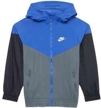 Nike Windrunner Repel kinderjack met capuchon Blauw - Foto 5