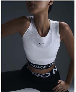 Nike Pro korte tanktop met Dri-FIT voor dames Wit - Foto 5