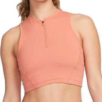 Nike pro dri-fit crop sporttanktop oranje dames - Foto 2