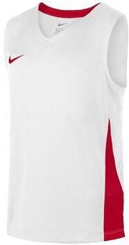 Nike Top Maillot de basket Team blanc et rouge
