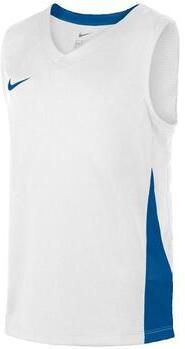 Nike Top T-shirt Maillot de Basket Enfant Blanc