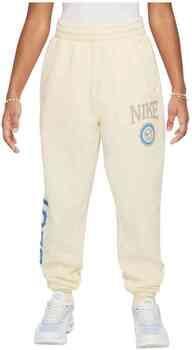 Nike Club Fleece ruimvallende broek voor meisjes Wit - Foto 5