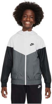 Nike Windrunner Repel kinderjack met capuchon Wit - Foto 5