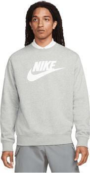 Nike Sportswear Club Fleece Herenshirt met ronde hals en graphic Grijs