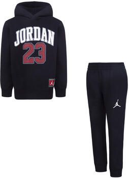 Jordan Jersey Pullover Tracksuit Children Black