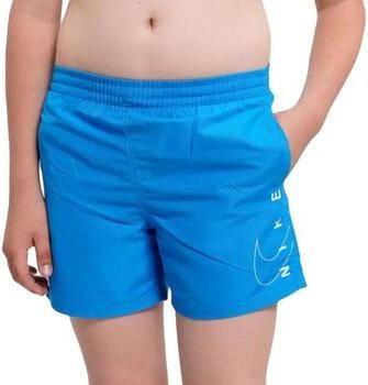 Nike zwemshort Split Logo 4' Volley blauw