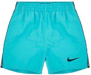 Nike zwemshort Logo Tape Lap 4' Volley petrol