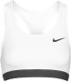 Nike Swoosh Non-padded sport-bh met medium ondersteuning Wit - Thumbnail 4