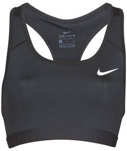 Nike Swoosh Non-padded sport-bh met medium ondersteuning Zwart