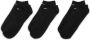 Nike Everyday Lightweight Onzichtbare trainingssokken (3 paar) Zwart - Thumbnail 1