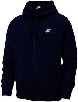 Nike Foundation Full Zip Hoodie Heren Midnight Navy Midnight Navy White- Heren Midnight Navy Midnight Navy White