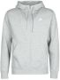 Nike Sportswear Club Fleece Hoodie met rits voor heren Grijs - Thumbnail 3