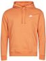 Nike Sportswear Club Fleece Hoodie Orange Heren - Thumbnail 2