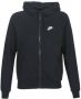 Nike Sportswear Essential Fleecehoodie met rits voor dames Zwart - Thumbnail 1