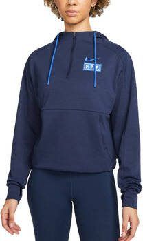 Nike T-shirt Frankreich Travel Hoodie 1 2 Zip 2022 23 Women