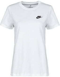 Nike Sportswear Club T-shirt voor dames Wit
