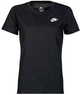 Nike Junior Tee Emb Futura T-shirts Kleding black white maat: M beschikbare maaten:XS S M